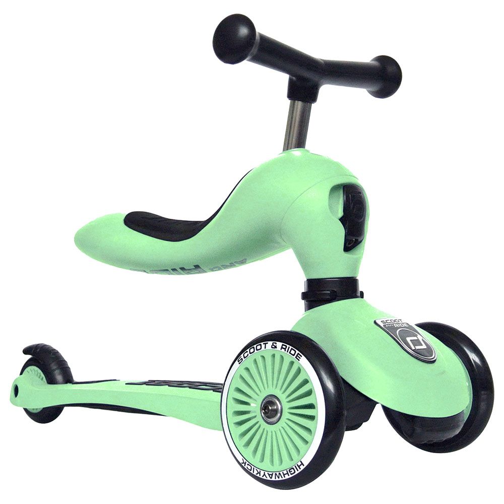Scoot & Ride Highwaykick 1 Convertible Scooter - Black